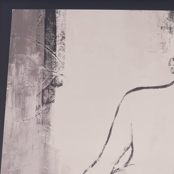 Lanie Loreth The Seated Woman Nude Black White Shadowbox Framed Print 15x17 inch - Picture 14 of 14